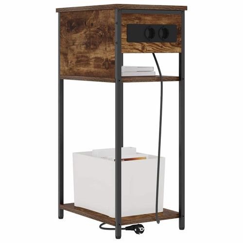 Szafka Nocna Wędzony dąb 41 x 28 x 76 cm na Arena.pl