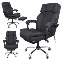 Fotel biurowy Master KO32CZ z podnóżkiem i masażerem