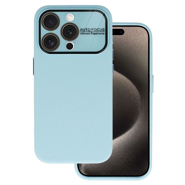 Tel Protect Lichi Soft Case do Iphone 15 Pro Max jasnoniebieski zdjęcie 1