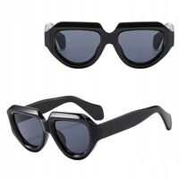 OKULARY PRZECIWSŁONECZNE filtr UV400 Czarne damskie męskie + ETUI + ŚCIERKA