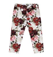 Legginsy niemowlęce Czerwone Kwiaty  62
