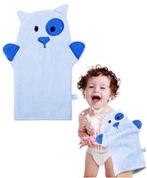 dziecięca rękawica do mycia z motywami zwierzęcymi