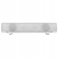 SOUNDBAR GŁOŚNIKI KOMPUTEROWE DO LAPTOPA USB LED BIAŁY