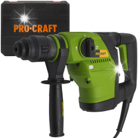 PROCRAFT Młot udarowo-obrotowy sieciowy SDS+ 8J 1260W + Walizka BH2100N