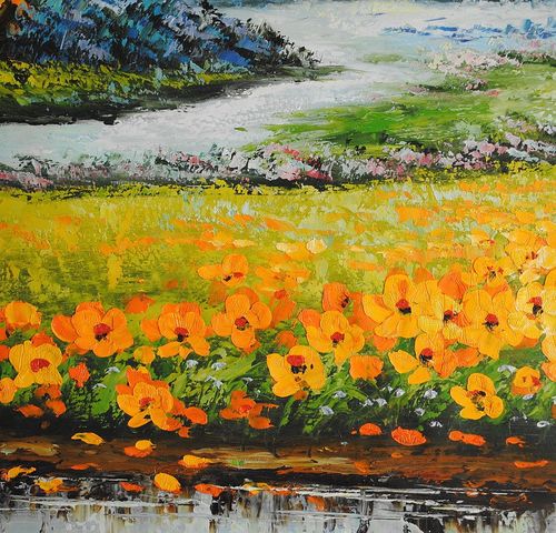 Prowansja, pejzaż (60x90cm) na Arena.pl
