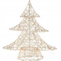 CHOINKA LED Z TWORZYWA SZTUCZNE 40X10X40 CM Z TIMEREM ZASILANA BATERYJNIE