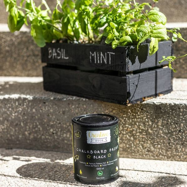 Farba tablicowa czarna do pisania kredą do mebli ścian drewna 1000ml zdjęcie 5