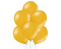 balony 100szt. żółte metaliczne fi-27