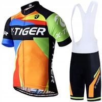 Spodenki Rowerowe Koszulka Komplet Męski Z WKŁADKĄ ŻELOWĄ X-Tiger SZELKI XL
