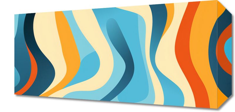 Obraz 40x20cm Tańczące Fale zdjęcie 1