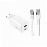 Szybka ładowarka GaN 45W 2 wejścia USB i USB-C z kablem do Realme C53