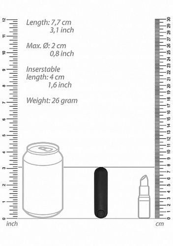 10 speed rechargeable bullet - black na Arena.pl