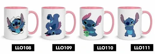 KUBEK RÓŻOWY NA PREZENT DLA FANA LILO STICH WZORY + OPAKOWANIE GRATIS zdjęcie 5