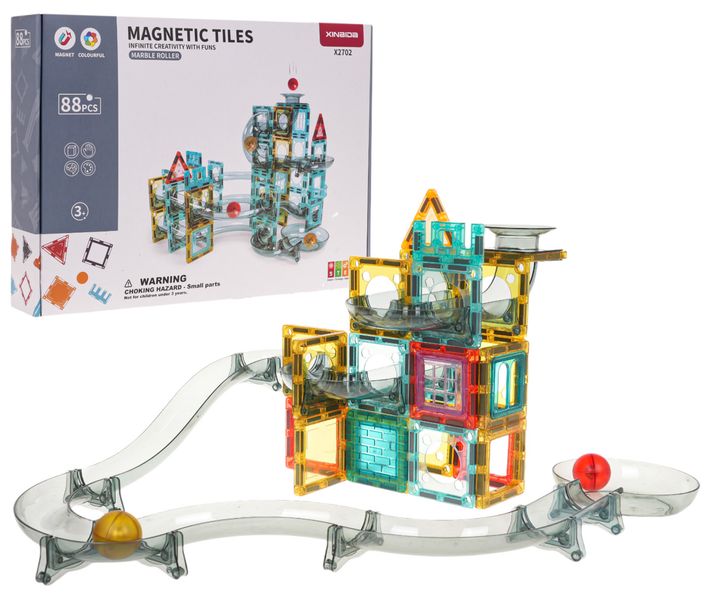 Klocki Magnetyczne Tor Kulka 88El. zdjęcie 5