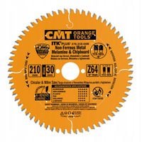 CMT PIŁA NIEŻELAZNYCH PŁYT LAMINOWANYCH I KOMPOZYTÓW 250X30MM 276.250.80M