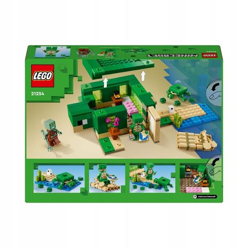LEGO Minecraft Domek na plaży żółwi 21254 na Arena.pl