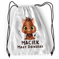 Plecak Sportowy Szkolny Dla Maćka Syna Dziecka Z Nadrukiem Ze Zdjęciem