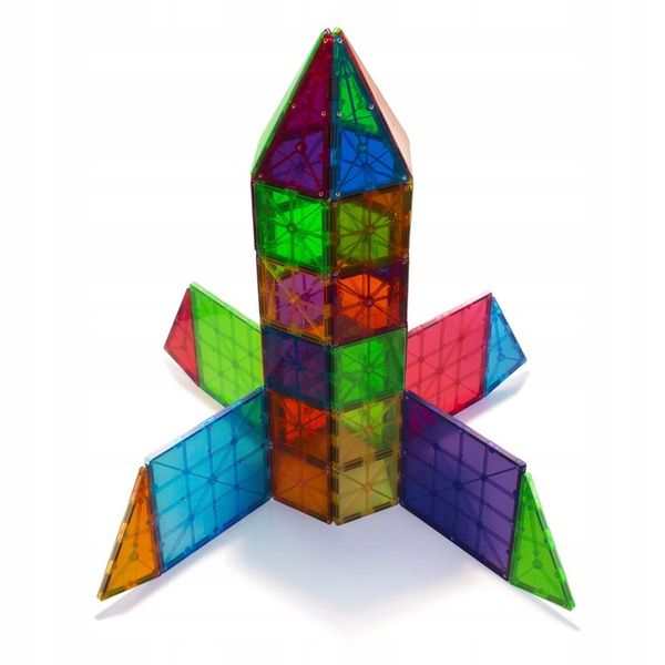 Klocki Magnetyczne 100 elementów Magna-Tiles zdjęcie 10