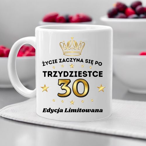 Poduszka i kubek prezent na 30 URODZINY zestaw prezentowy w pudełku na Arena.pl