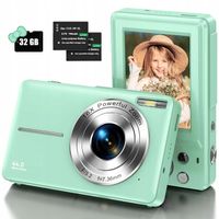 CYFROWY APARAT FOTOGRAFICZNY HD 1080P 44MP ZOOMEM 16X +KARTA 32 GB