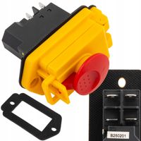 WYŁĄCZNIK DO TOKARKI PM-MTM-550T WŁĄCZNIK SILNIKA OSŁONA PRZYCISK 550W 230V