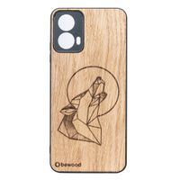 Drewniane Etui Bewood do Motorola G34 5G WILK DĄB