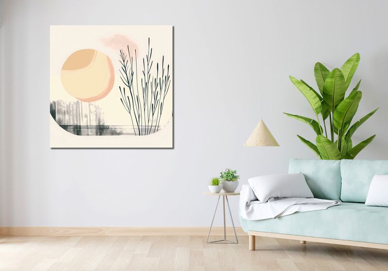 Obraz 100x100cm Pastelowy Wschód zdjęcie 2