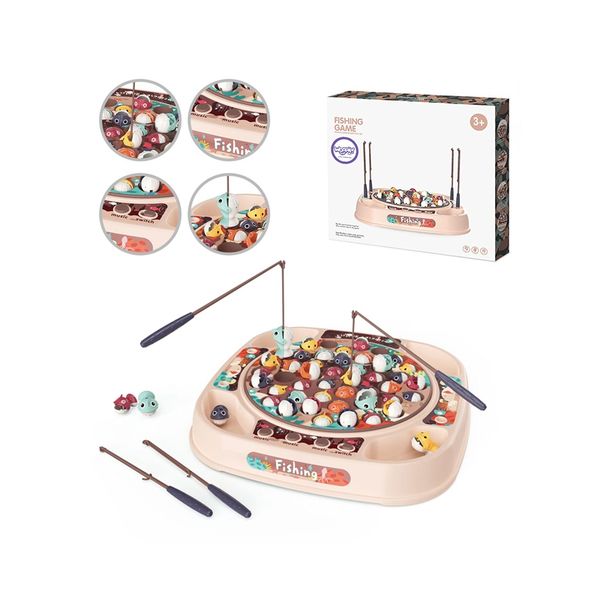 WOOPIE Gra Łowienie Rybek Zestaw 4 Wędki 50 el. zdjęcie 1