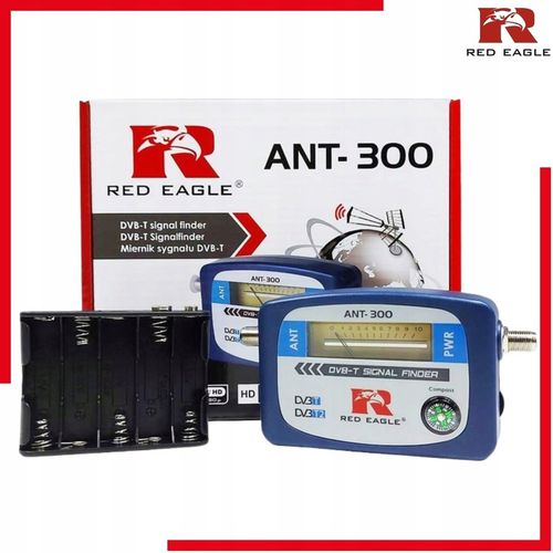MIERNIK SYGNAŁU DVB T2 RED EAGLE ANT300 Z KOMPASEM PODŚWIETLENIE ETUI na Arena.pl