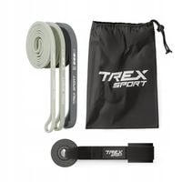 Zestaw 3 gumy do ćwiczeń power band mocna guma fitness 2-30 kg Trex