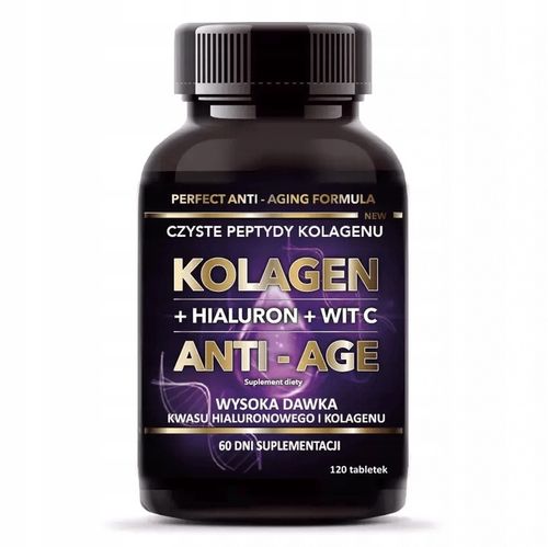 Intenson Kolagen ANTI AGE + hialuron + wit C*120 szt na Arena.pl