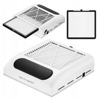 POCHŁANIACZ PYŁU DO PAZNOKCI FREZARKI BIAŁY FILTR KASETOWY HEPA MOC