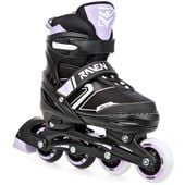 Rolki Regulowane RAVEN Helixi Black/Violet LED 38-42