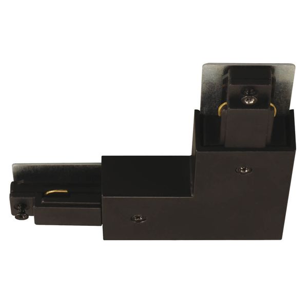 Łącznik do szynoprzewodów Connector 04111 Ideus L-kształtny czarny zdjęcie 2