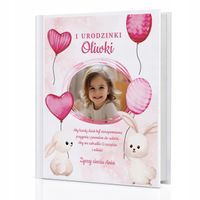 PREZENT dla dziecka Mała syrenka KSIĘGA BAŚNI z  DEDYKACJĄ  CHRZEST ROCZEK