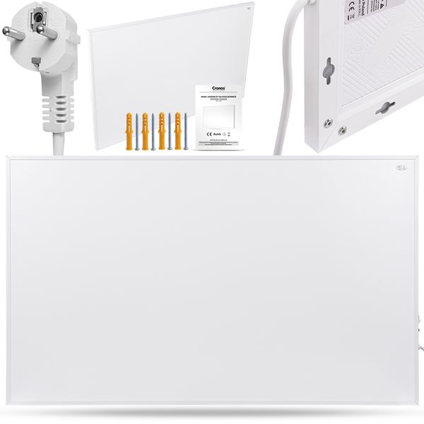 Panel Grzewczy Ir Cronos Carbon P800 White zdjęcie 1