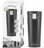 VIALLI KUBEK TERMICZNY PRÓŻNIOWY STALOWY KAWY HERBATY NAPOJE FUORI 400 ml