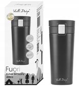 VIALLI KUBEK TERMICZNY PRÓŻNIOWY STALOWY KAWY HERBATY NAPOJE FUORI 400 ml