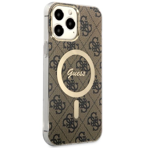 Etui Guess do iPhone 13 Pro Max, Brązowy, MagSafe zdjęcie 4