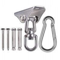 HAK OBROTOWY 360° UCHWYT SUFITOWY MOCOWANIE SUFITOWE DO HUŚTAWKI HAMAKA