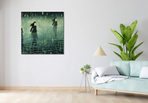 Obraz 90x90cm Pośród Ciszy na Arena.pl