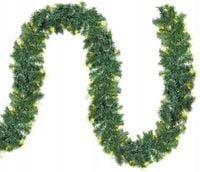 Girlanda świerkowa SALCAR OTTAWA z oświetleniem 3m bożonarodzeniowa 100 LED