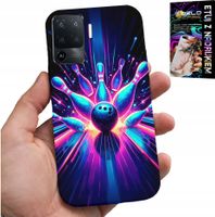 ETUI DO OPPO F19 PRO - KRĘGLE BOWLING STRIKE POKROWIEC, PLECKI