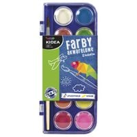 farby akwarelowe 12kol kidea 3002
