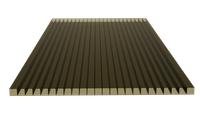 Poliwęglan komorowy 7000x1050, dymiony brąz 10 mm