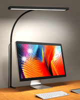 BIURA LAMPA BIURKOWA LED 24W 1000LM Z REGULACJĄ JASNOŚCI PODWÓJNA GŁOWICA