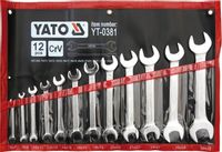 YATO ZESTAW KLUCZY PŁASKICH NA PŁACHCIE KLUCZE PŁASKIE 6-32mm 12szt.