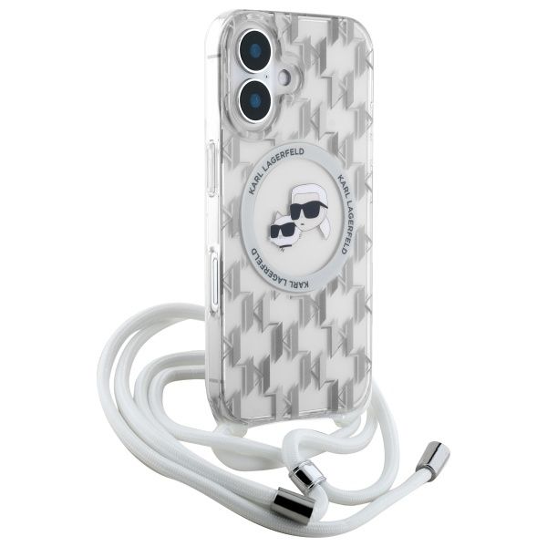 Etui Karl Lagerfeld do iPhone 16, Przezroczysty, MagSafe zdjęcie 3