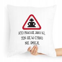Dla Dja Muzyka Prezent Poduszka Nie Śmieje Z Nadrukiem Ze Zdjęciem