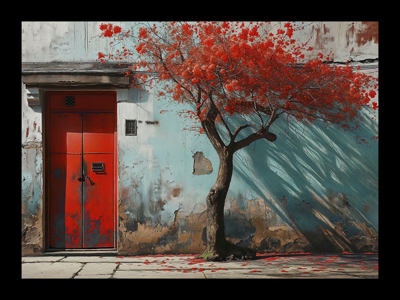 Plakat 18x13cm Widok Na Dawne zdjęcie 2